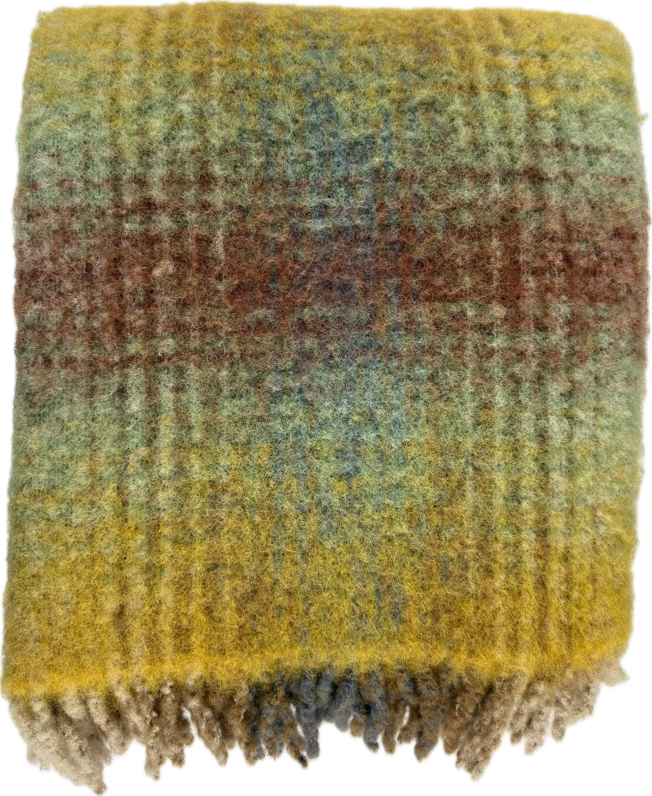 WOLLDECKE LILLY 130X180 MULTICOLOUR 94 Waldfarben / grün