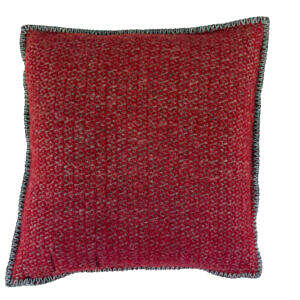 PUNTO KISSEN 40X40 GRAU/ROT