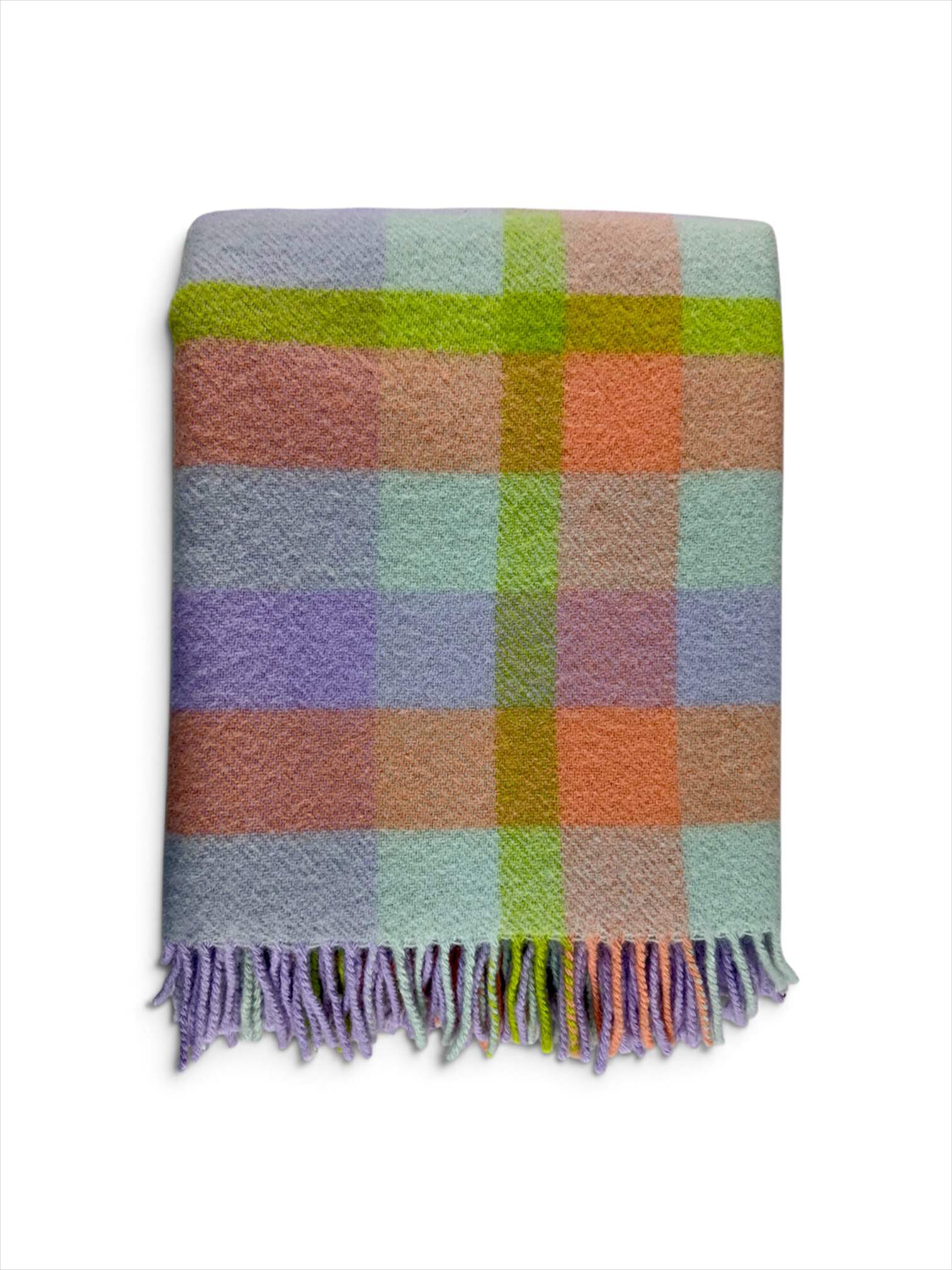 WOLLDECKE VERA fresh multicolor – Bild 5